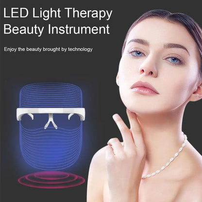 Relaxing Home Spa Experience with Pure Elegance LED-Light Therapy Mask